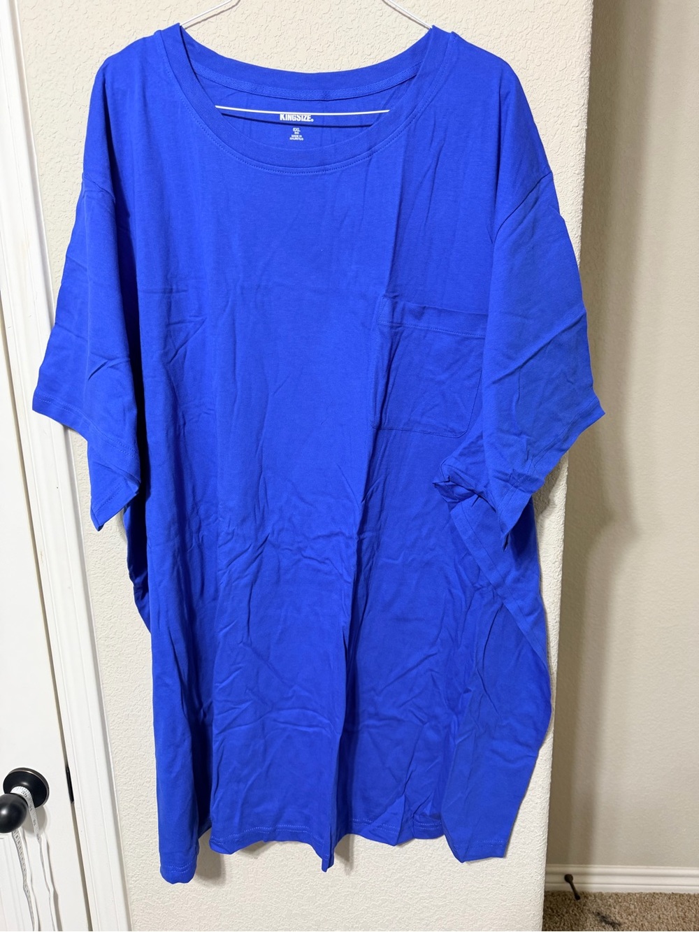 Men's Pocket Tee by Kingsize in Royal Blue